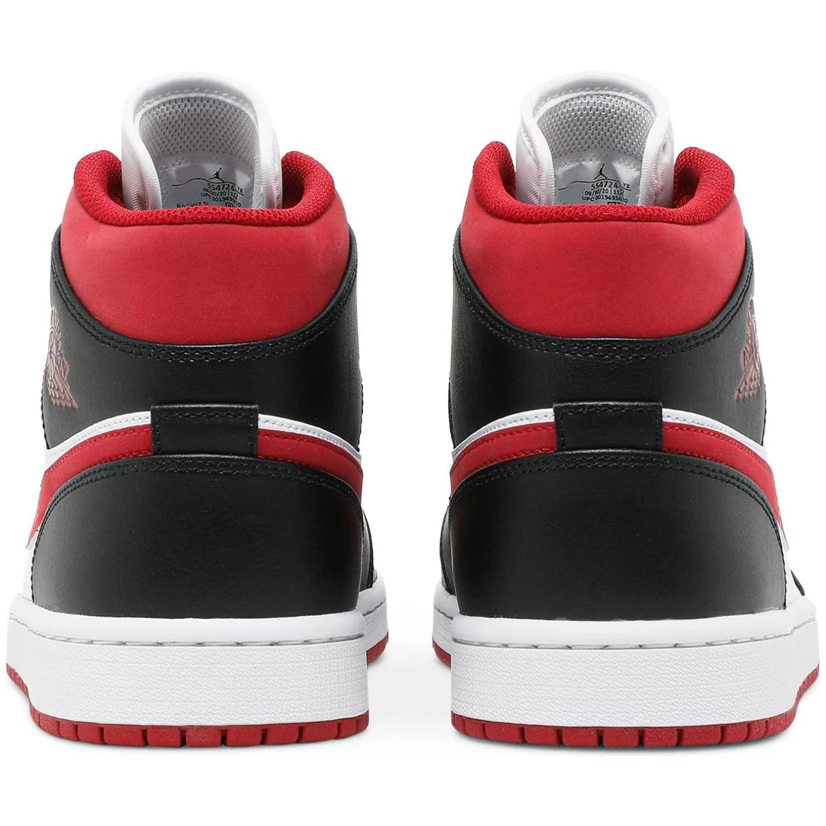 Air Jordan 1 Mid Black Gym Red