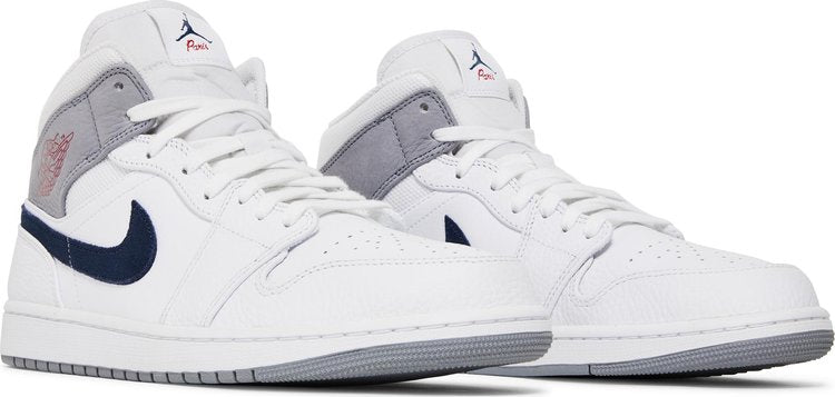 AIR JORDAN 1 MID PARIS WHITE