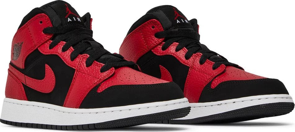 Air Jordan 1 Mid GS 'Black Gym Red'