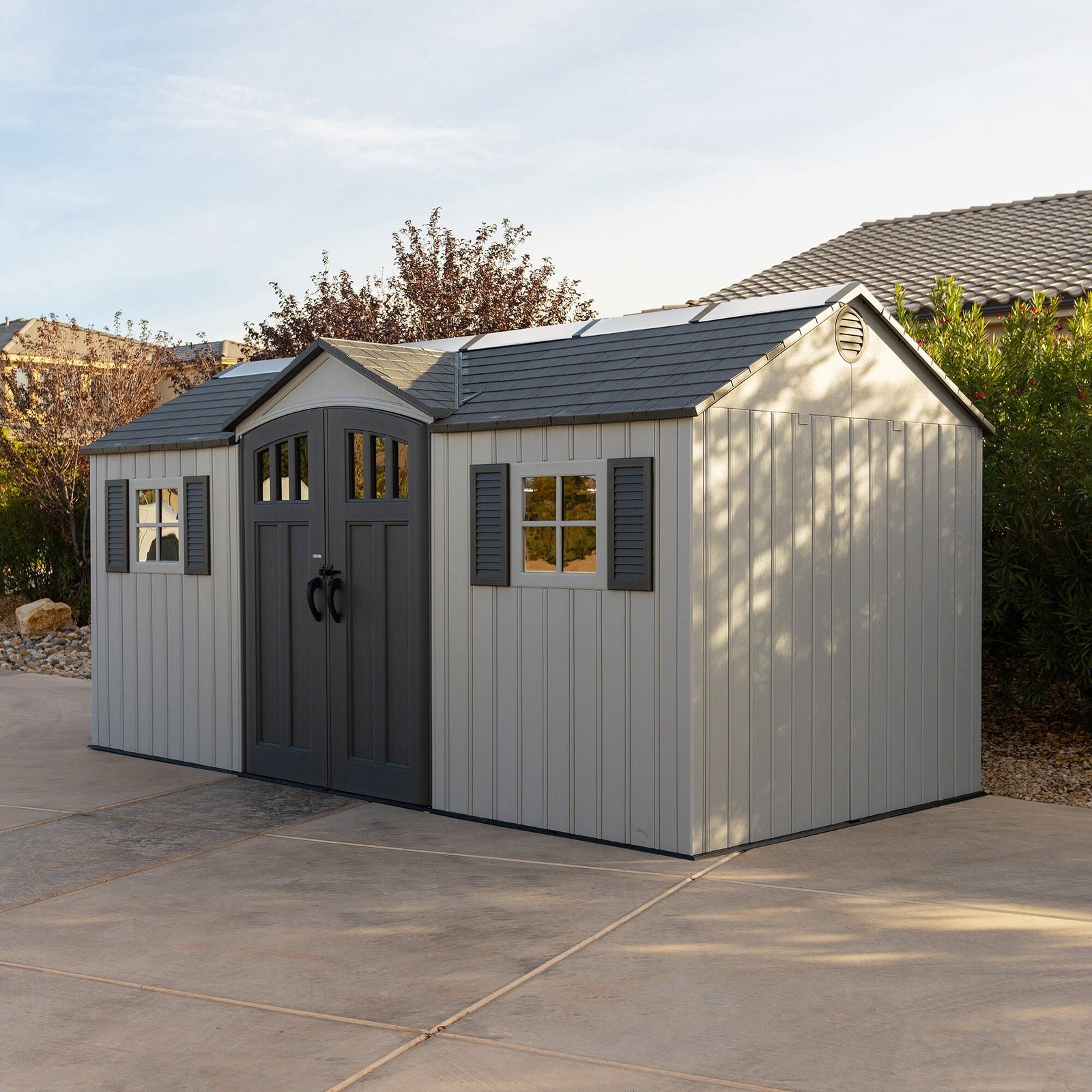 Lifetime 15 x 8 Outdoor Storage Shed - Image 17