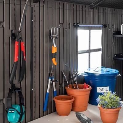 Lifetime 20 x 8 Foot Outdoor Storage Shed - Image 13