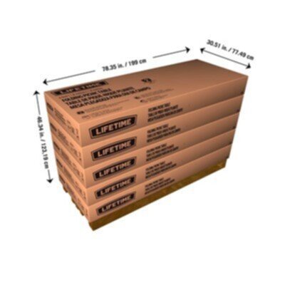Lifetime 6-Foot W-Frame Folding Picnic Table - Image 35