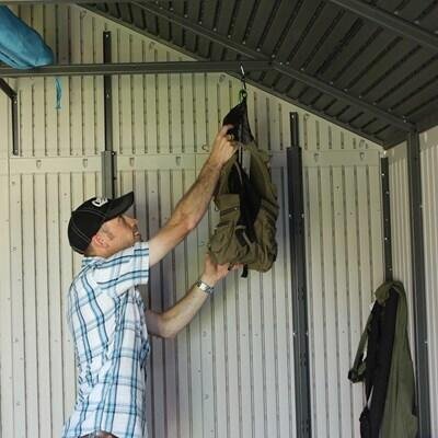 Lifetime 11 Ft. x 13.5 Ft. Outdoor Storage Shed - Image 53