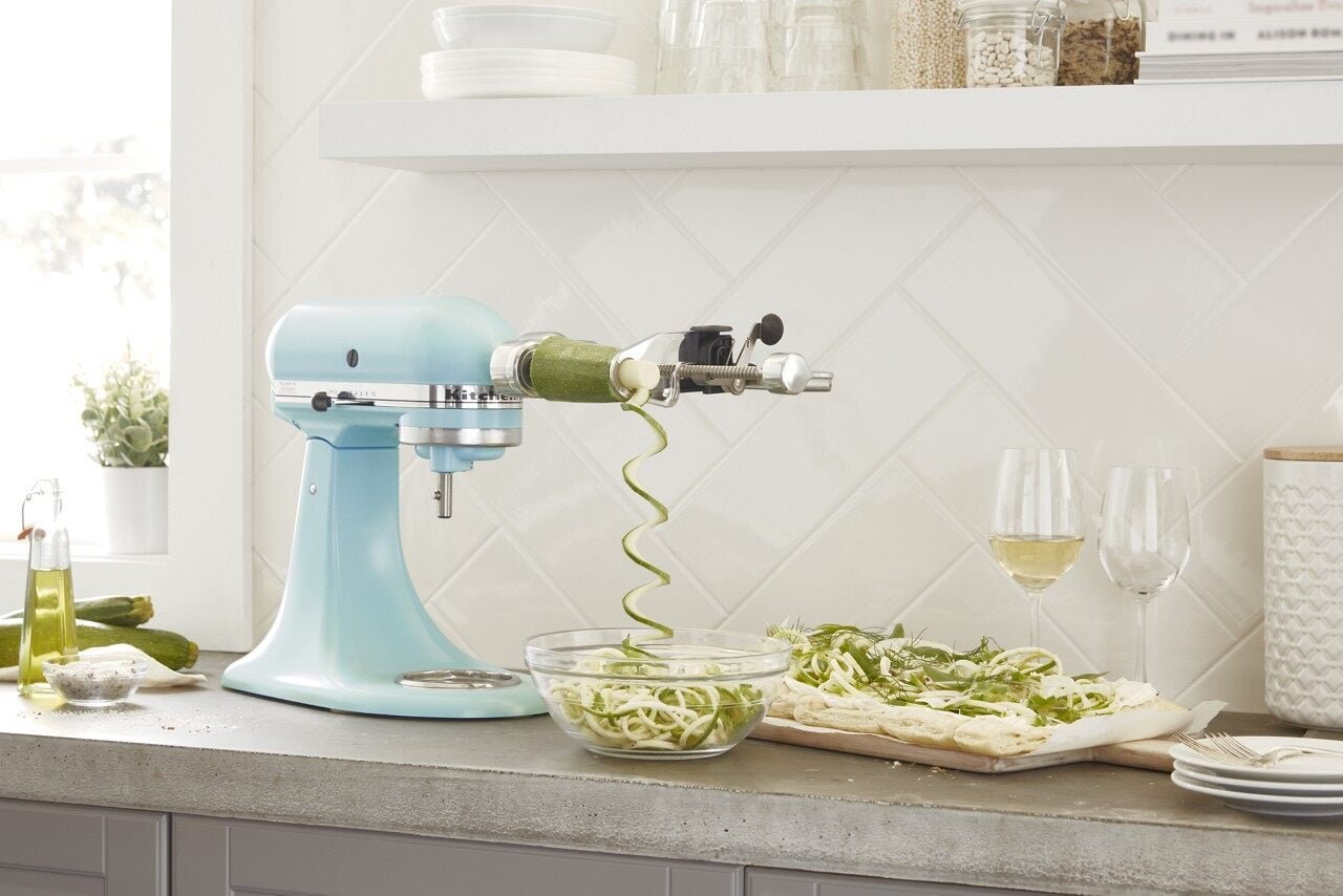 Deluxe 4.5 Quart Tilt-Head Stand Mixer - Mineral Water Blue - Image 11