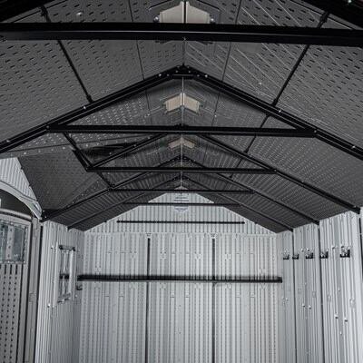 Lifetime 15-ft x 8-ft Dual Entry Outdoor Storage Shed - Image 26