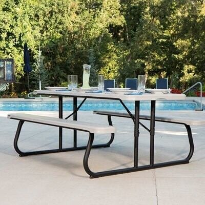 Lifetime 6-Foot Classic Folding Picnic Table - Image 27