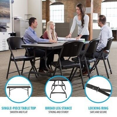 Lifetime 6-Foot Commercial Nesting Folding Table - Image 5