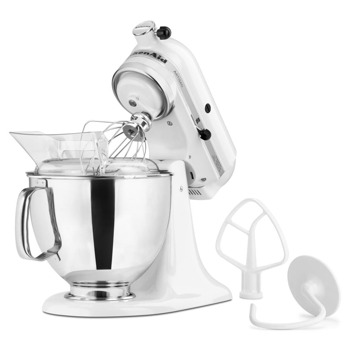 KitchenAid Artisan Series 5-Quart Tilt-Head Stand Mixer, White, KSM150PS - Image 3