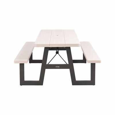 Lifetime 6-Foot W-Frame Folding Picnic Table - Image 18