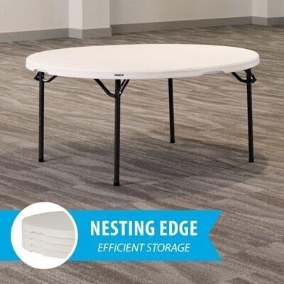 Lifetime (15) 60 in. Tables and Cart Combo - Image 4