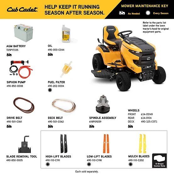 Cub Cadet 42 in. Gas-Powered Intellipower Riding Lawn Mower - Image 10