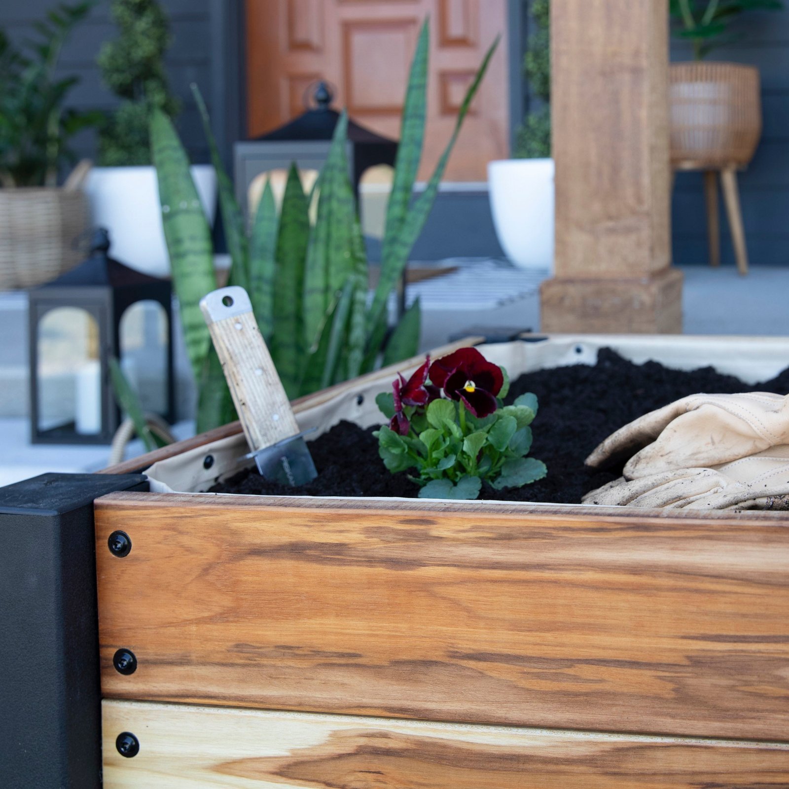 Planter 100% Authentic Teak Wood - Image 6