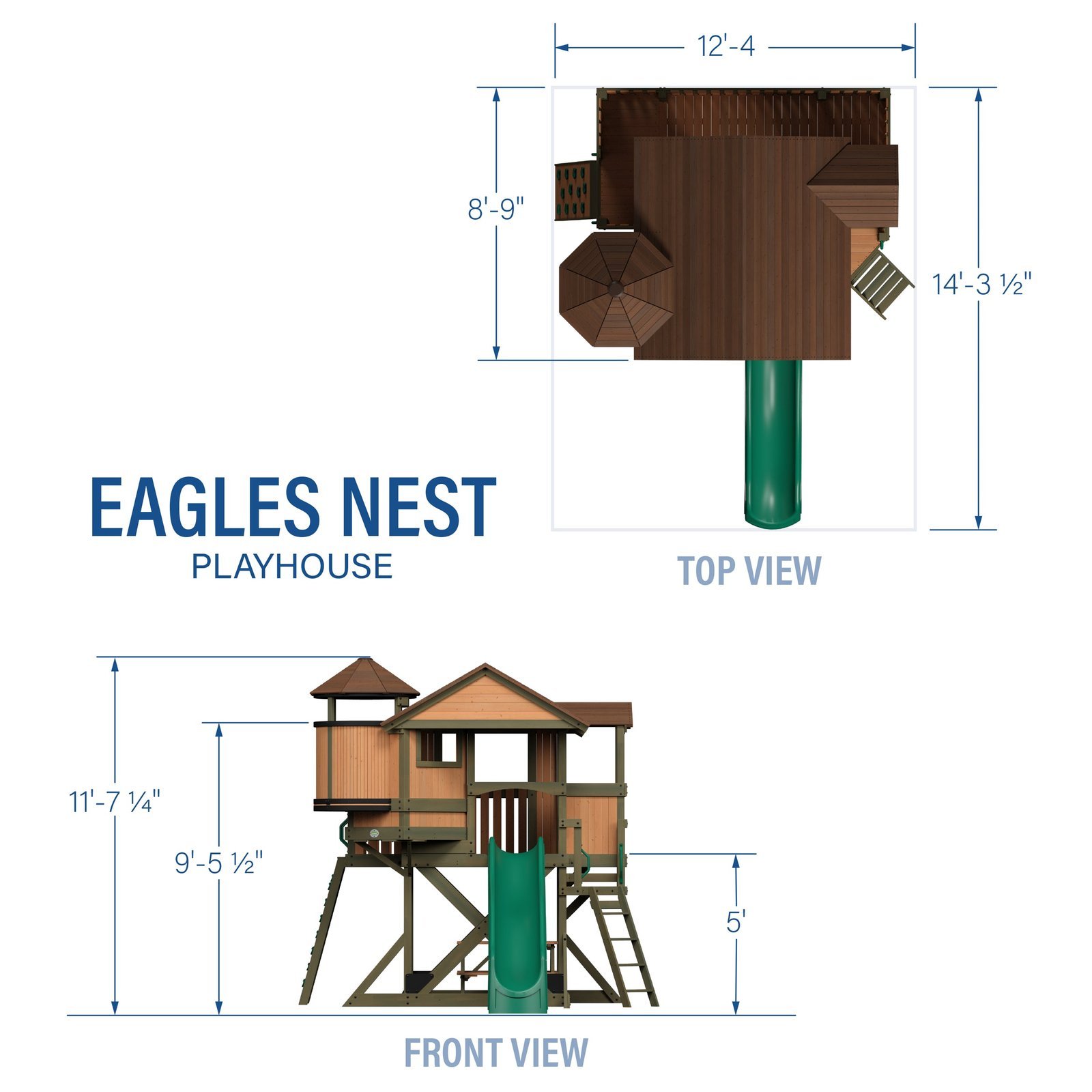 Eagles Nest Elite Swing Set - Image 2