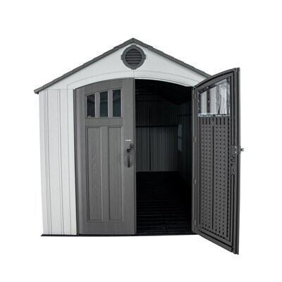 Lifetime 15-ft x 8-ft Dual Entry Outdoor Storage Shed - Image 20
