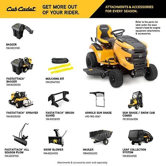Cub Cadet 46 in. 22 HP Gas-Powered Enduro Series Riding Lawn Mower, Kohler Engine - Image 7