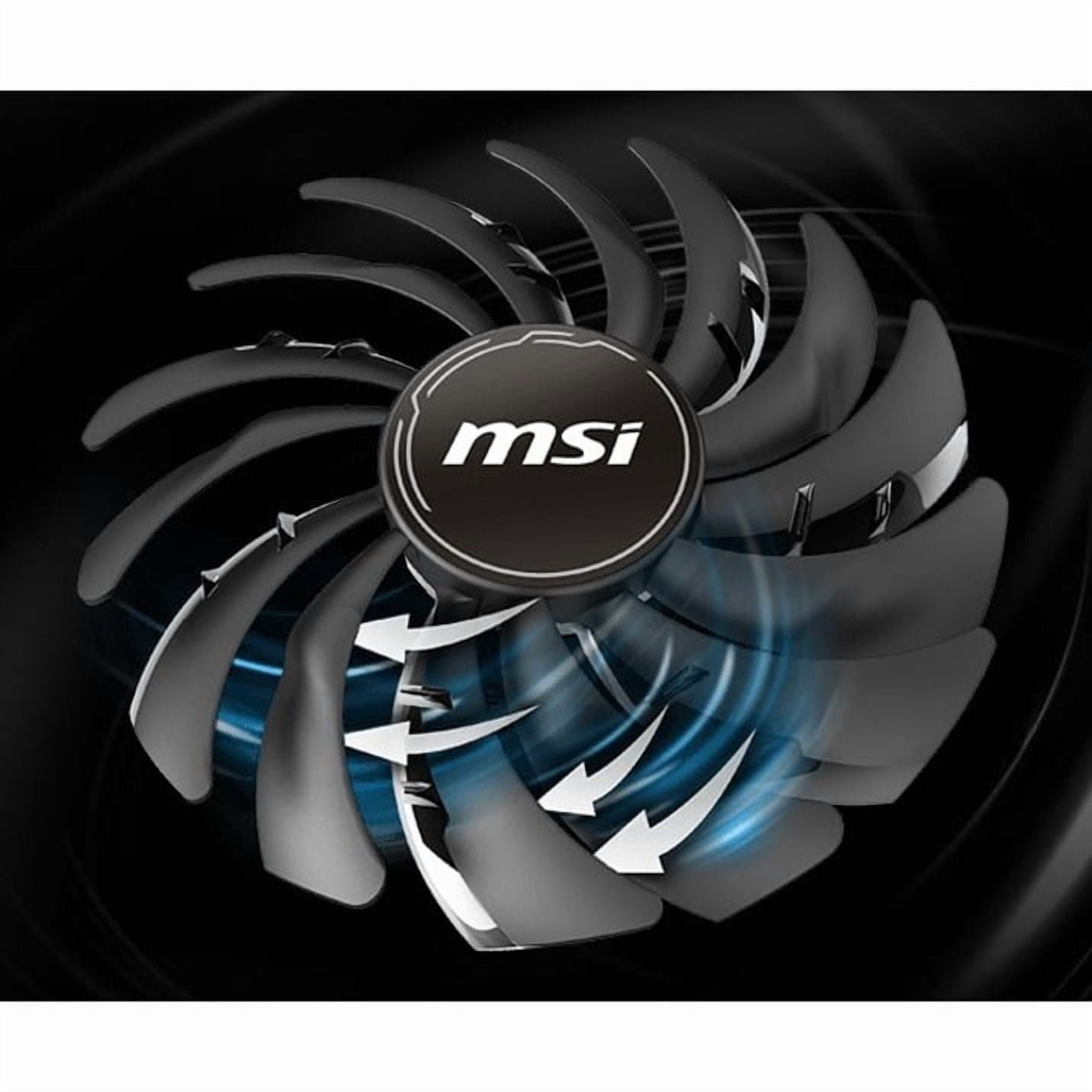 MSI NVIDIA GeForce RTX 3060 Ti Graphic Card - 8 GB GDDR6 - 1.70 GHz Boost Clock - 256 bit Bus Width - PCI Express 4.0 - DisplayPort - HDMI - Image 2