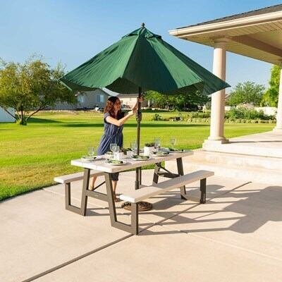 Lifetime 6-Foot W-Frame Folding Picnic Table - Image 26