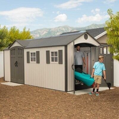Lifetime 17.5 Ft. x 8 Ft. Outdoor Storage Shed - Image 11