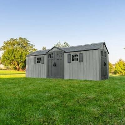 Lifetime 20 x 8 Foot Outdoor Storage Shed - Image 45
