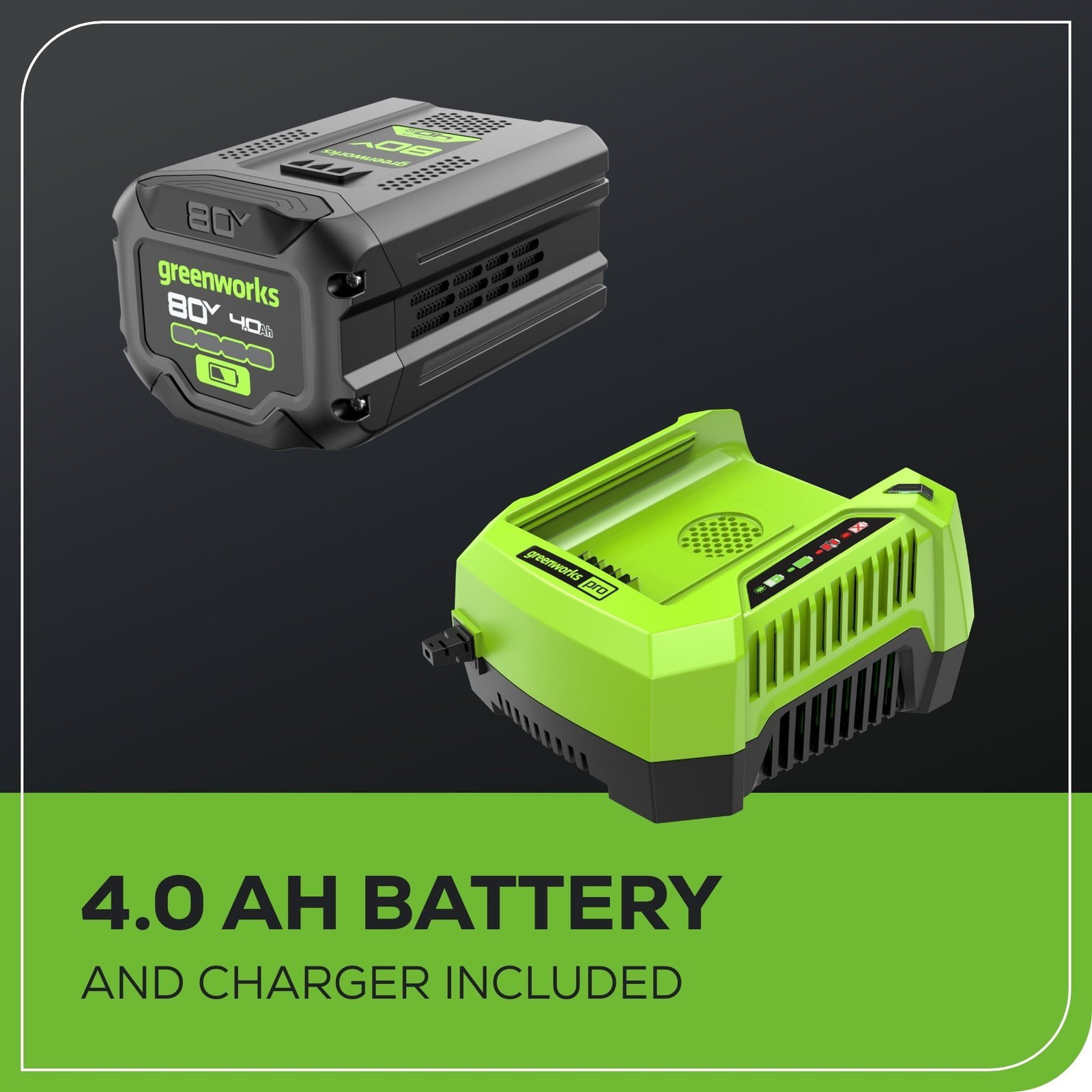 Greenworks 80V 25" Brushless Cordless Self-Propelled Lawn Mower,3 in 1 Dual Blade LawnMover, W/4.0Ah Battery and Rapid Charger Included - Image 9