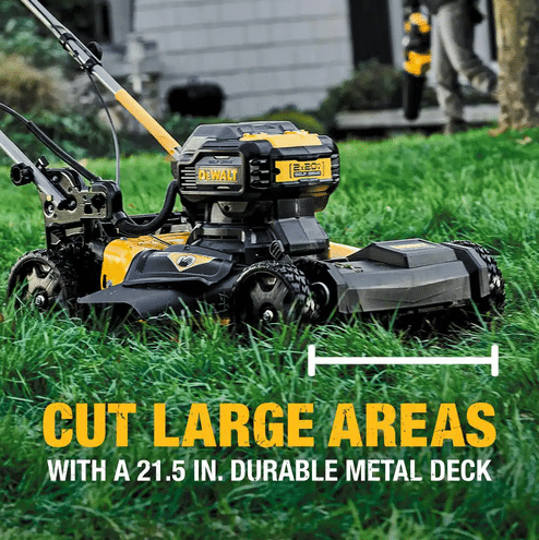 21.5 in. 20-V Li-Ion Cordless Battery Walk Behind Self Propelled Mower w/Hedge,Bare Trimmer,Blower,Cleaner,Pole/Hand Saw - Image 2
