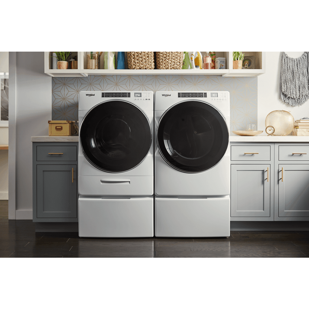 Whirlpool 5.0 cu ft High-Efficiency White Front Load Washing Machine with Load & Go(TM) XL Dispenser - Image 3