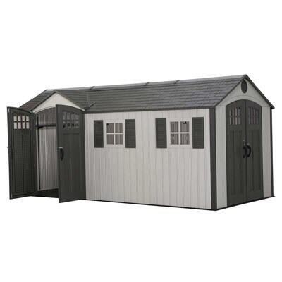 Lifetime 17.5 Ft. x 8 Ft. Outdoor Storage Shed - Image 16