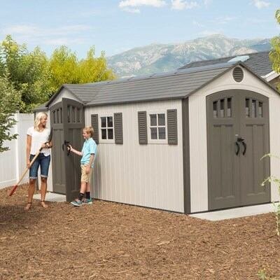 Lifetime 17.5 Ft. x 8 Ft. Outdoor Storage Shed - Image 33