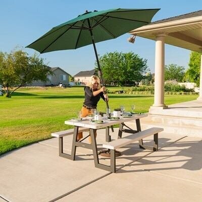 Lifetime 6-Foot W-Frame Folding Picnic Table - Image 7