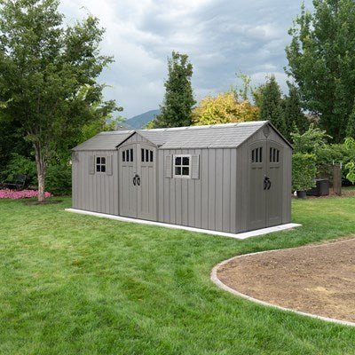 Lifetime 20 x 8 Foot Outdoor Storage Shed - Image 39