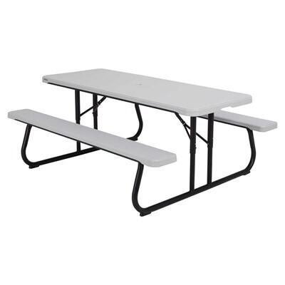 Lifetime 6-Foot Classic Folding Picnic Table - Image 3