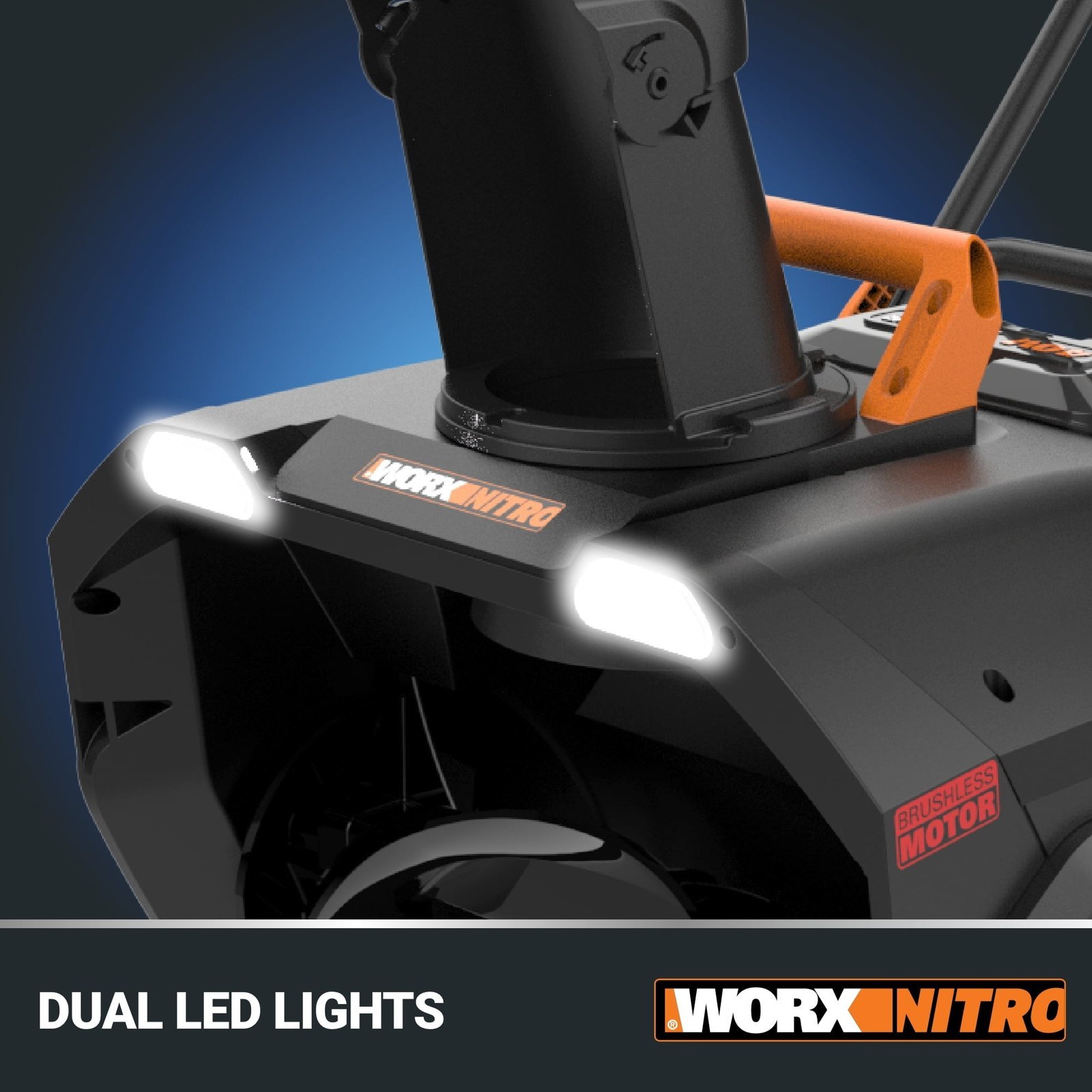 Worx WG471 40V Power Share 20" Cordless Snow Blower with Brushless Motor - Image 8
