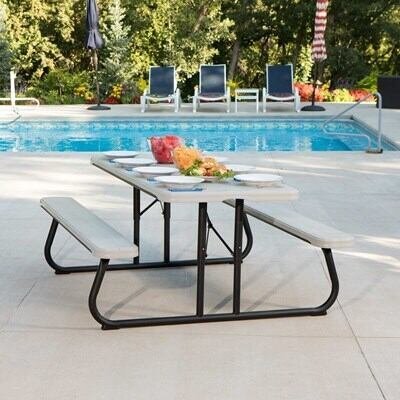 Lifetime 6-Foot Classic Folding Picnic Table - Image 12