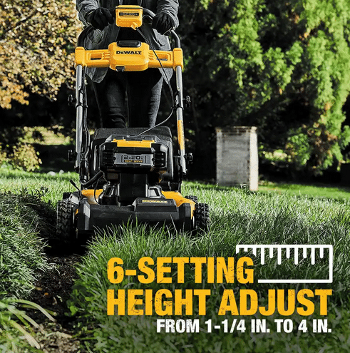 21.5 in. 20-V Li-Ion Cordless Battery Walk Behind Self Propelled Mower w/Hedge,Bare Trimmer,Blower,Cleaner,Pole/Hand Saw - Image 4