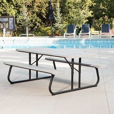 Lifetime 6-Foot Classic Folding Picnic Table - Image 10