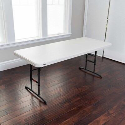 Lifetime 6-Foot Adjustable Height Nesting Table (Commercial) - Image 33