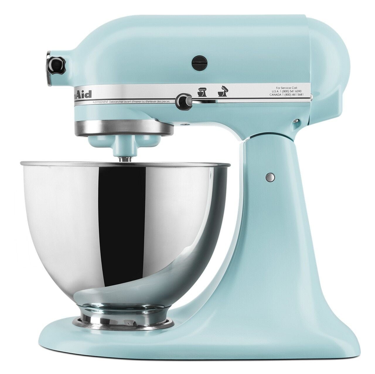 Deluxe 4.5 Quart Tilt-Head Stand Mixer - Mineral Water Blue - Image 9