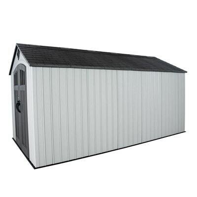 Lifetime 15-ft x 8-ft Dual Entry Outdoor Storage Shed - Image 17