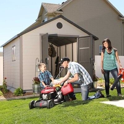 Lifetime 11 Ft. x 13.5 Ft. Outdoor Storage Shed - Image 46