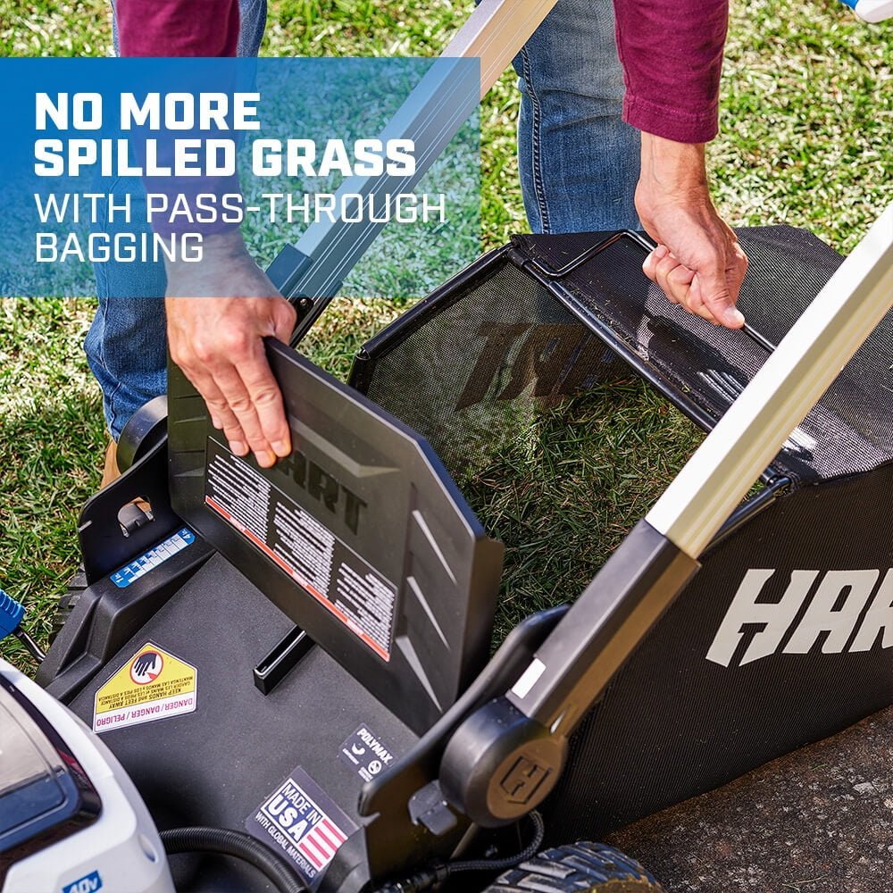 HART 40-Volt 21-inch Supercharge 3-in-1 Self-Propelled Mower Kit, (2) 6.0Ah Lithium-Ion Batteries - Image 9