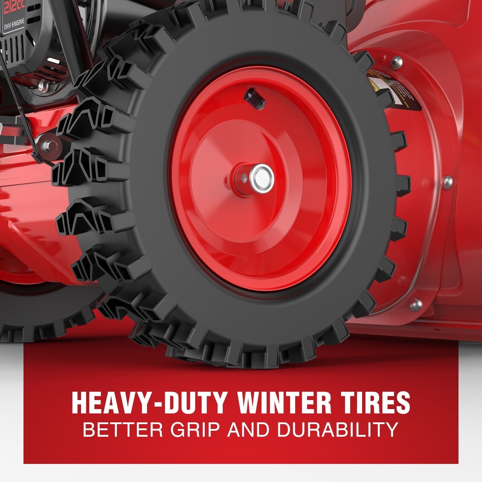 PowerSmart Brand New Self-Propelled Gas Snow Blower, 212cc 24 in. Two-Stage with 120V Electric Start - Image 5