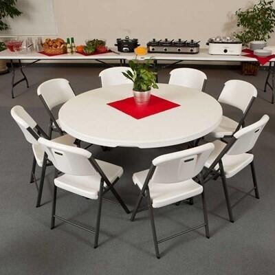 Lifetime (15) 60 in. Tables and Cart Combo - Image 14