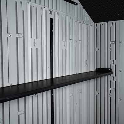 Lifetime 15-ft x 8-ft Dual Entry Outdoor Storage Shed - Image 27