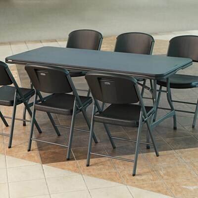 Lifetime 6-Foot Commercial Nesting Folding Table - Image 2