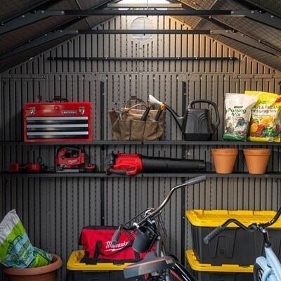 Lifetime 20 x 8 Foot Outdoor Storage Shed - Image 51
