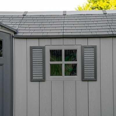 Lifetime 20 x 8 Foot Outdoor Storage Shed - Image 47