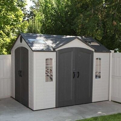 Lifetime 10 Ft. x 8 Ft. Outdoor Storage Shed - Image 2