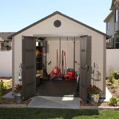 Lifetime 11 Ft. x 13.5 Ft. Outdoor Storage Shed - Image 39