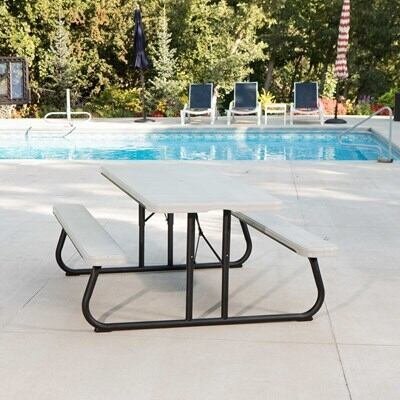 Lifetime 6-Foot Classic Folding Picnic Table - Image 11