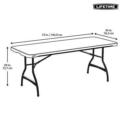 Lifetime 6-Foot Commercial Nesting Folding Table - Image 9